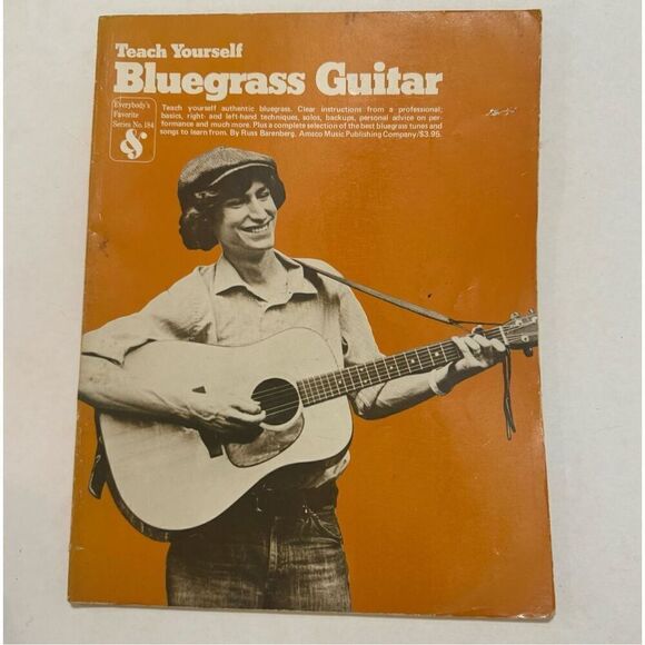 Teach Yourself Bluegrass Guitar - Russ Barenberg (1978) Amsco Music PB - Picture 9 of 9